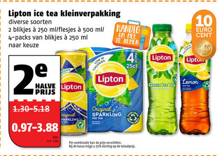 Lipton   ice tea folder aanbieding bij  Poiesz - details