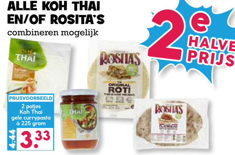 Koh Tai   kokosmelk, oosterse keuken folder aanbieding bij  Boons Markt - details