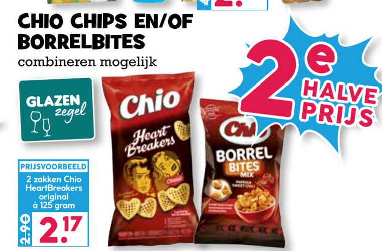 Chio   chips, borrelnootjes folder aanbieding bij  Boons Markt - details