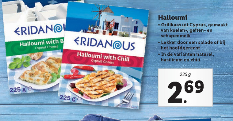 Eridanous   buitenlandse kaas folder aanbieding bij  Lidl - details