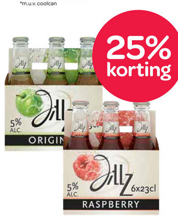 Jillz   appelcider folder aanbieding bij  Spar - details