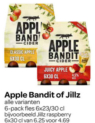 Apple bandit   appelcider folder aanbieding bij  Spar - details