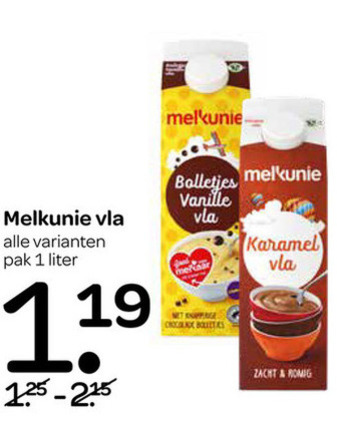 Melkunie   vla folder aanbieding bij  Spar - details