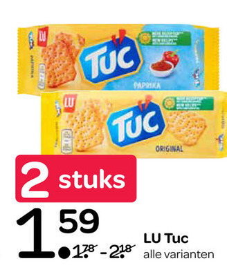 Lu Tuc   zoutje folder aanbieding bij  Spar - details