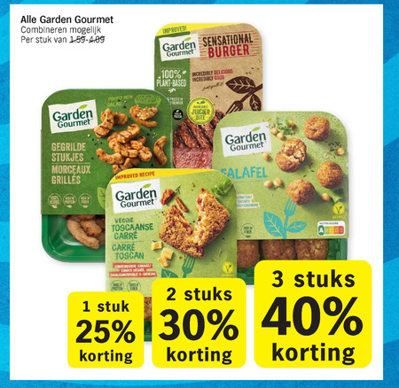 Garden Gourmet   vegetarisch folder aanbieding bij  Albert Heijn - details