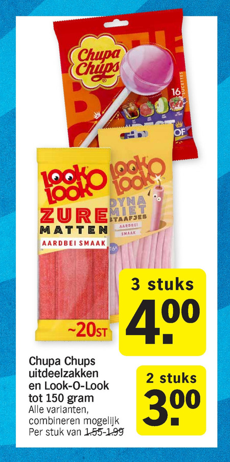 Chupa Chups   snoep, lollie folder aanbieding bij  Albert Heijn - details