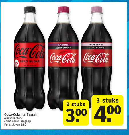 Coca-Cola   cola folder aanbieding bij  Albert Heijn - details