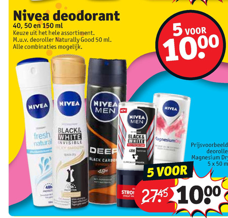 Nivea   deodorant folder aanbieding bij  Kruidvat - details