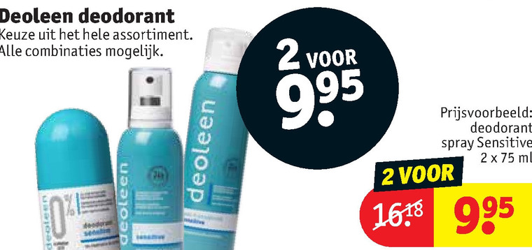 Deoleen   deodorant folder aanbieding bij  Kruidvat - details