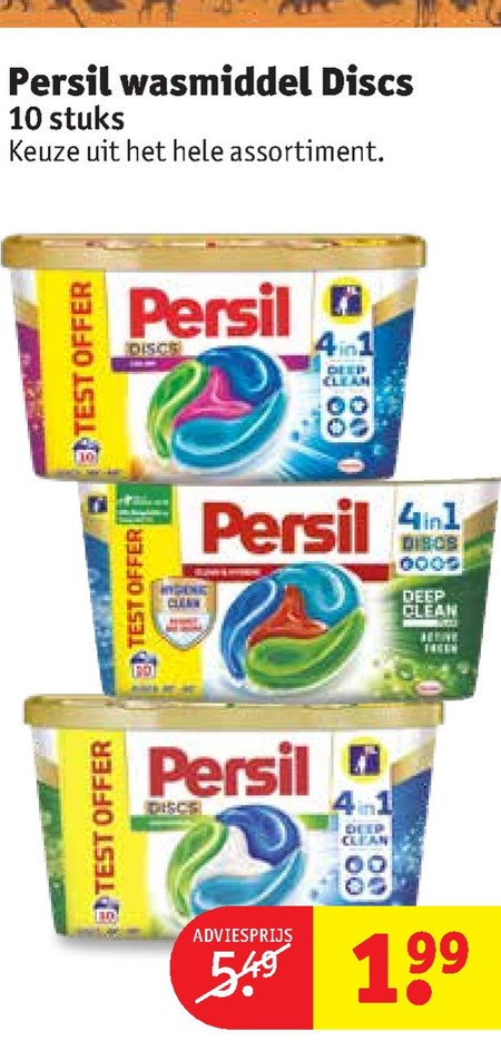 Persil   wasmiddel folder aanbieding bij  Kruidvat - details