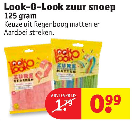 Look-o-Look   snoep folder aanbieding bij  Kruidvat - details