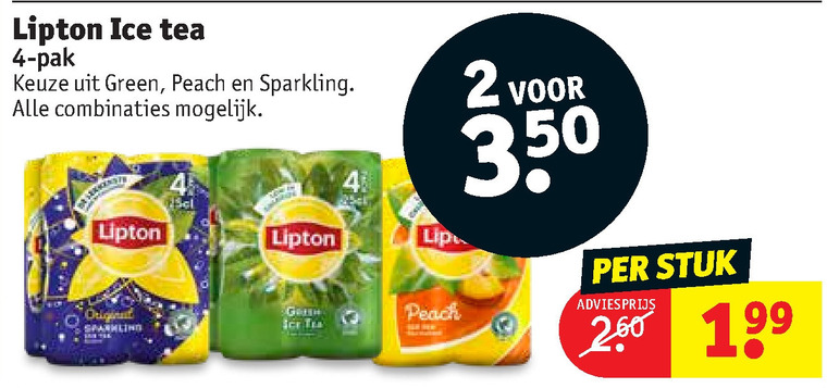 Lipton   ice tea folder aanbieding bij  Kruidvat - details