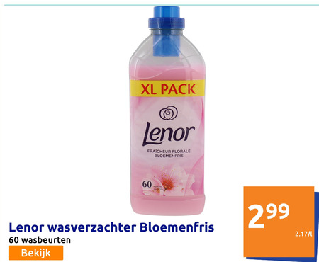 Lenor   wasverzachter folder aanbieding bij  Action - details