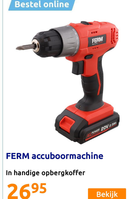 Ferm   accuboormachine folder aanbieding bij  Action - details