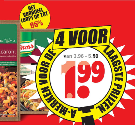 Knorr   maaltijdmix folder aanbieding bij  Dirk - details