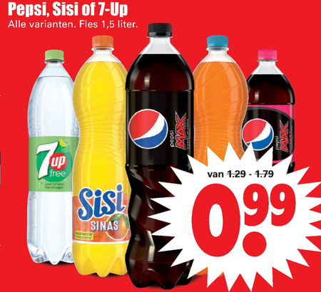 Sisi   cola, frisdrank folder aanbieding bij  Dirk - details