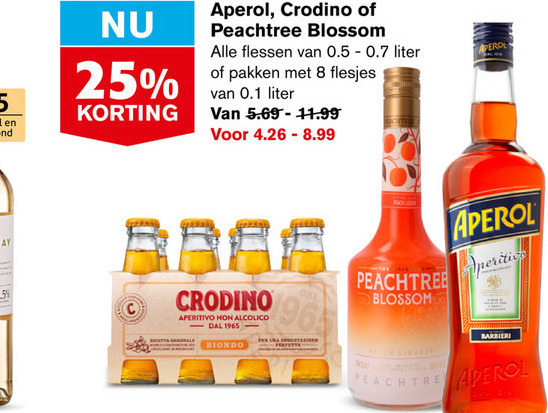 Aperol   aperitief folder aanbieding bij  Hoogvliet - details