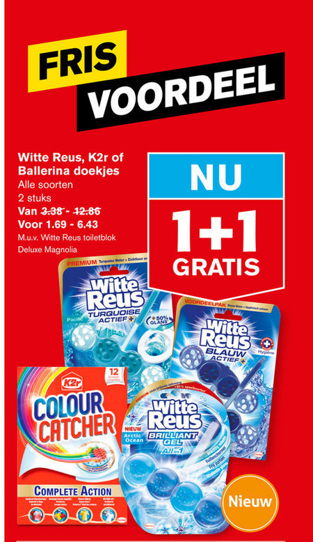 K2r   toiletblok, wasdoekjes folder aanbieding bij  Hoogvliet - details