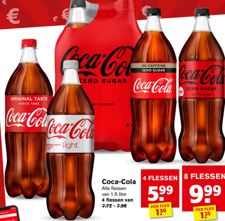 Coca-Cola   cola folder aanbieding bij  Hoogvliet - details