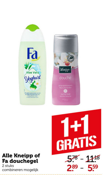 Fa   douchegel folder aanbieding bij  Coop - details