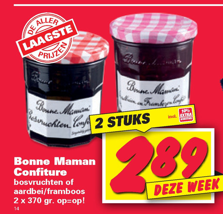 Bonne Maman   jam folder aanbieding bij  Nettorama - details