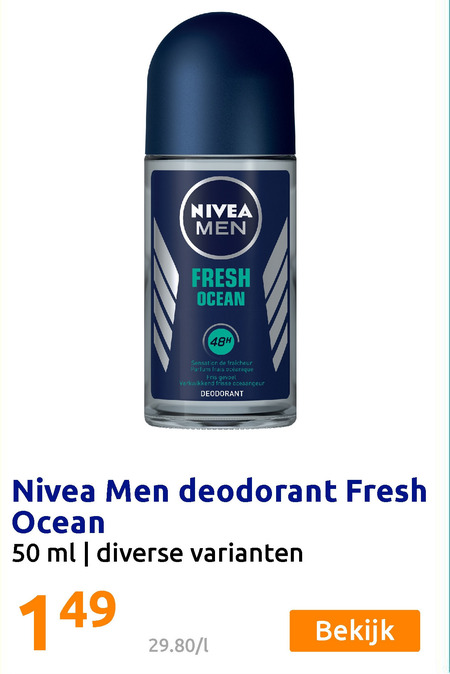 Nivea   deodorant folder aanbieding bij  Action - details