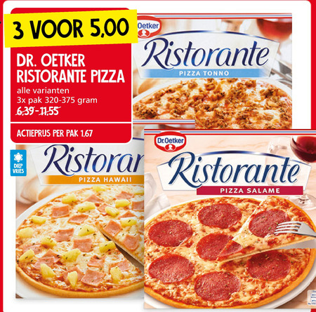 Dr Oetker   diepvriespizza folder aanbieding bij  Jan Linders - details