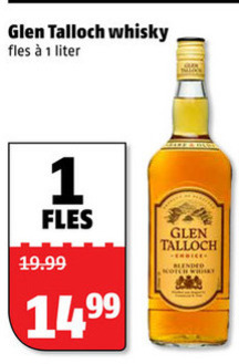 Glen Talloch   whisky folder aanbieding bij  Poiesz - details