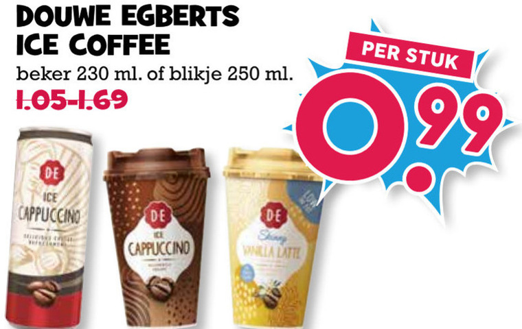 Douwe Egberts   ijskoffie folder aanbieding bij  Boons Markt - details