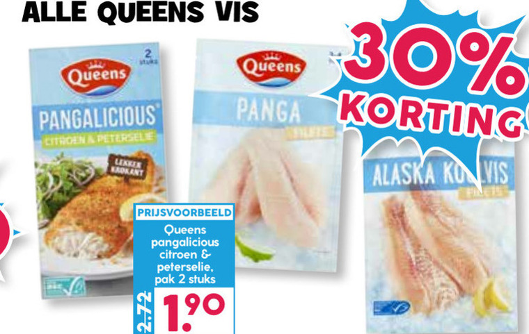 Queens   koolvis, pangasius folder aanbieding bij  Boons Markt - details