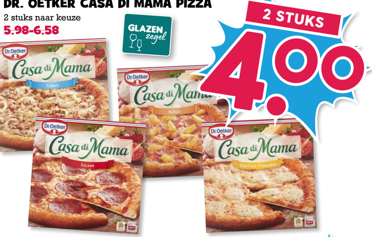 Dr Oetker   diepvriespizza folder aanbieding bij  Boons Markt - details