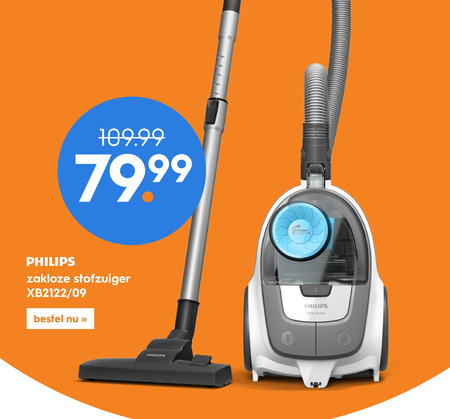 Vergadering niettemin Badkamer Philips stofzuiger folder aanbieding bij Blokker - details