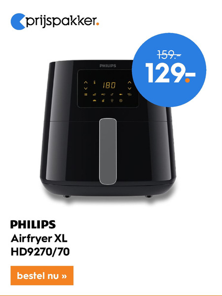 Philips   friteuse folder aanbieding bij  Blokker - details