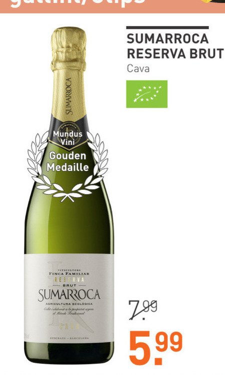 Sumarroca   champagne sparkling wijn folder aanbieding bij  Gall & Gall - details