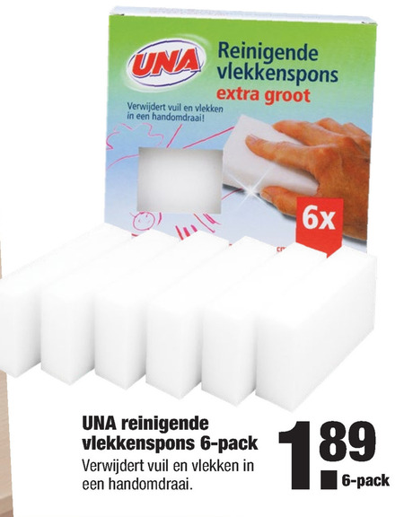 Una   vlekkenverwijderaar folder aanbieding bij  Aldi - details