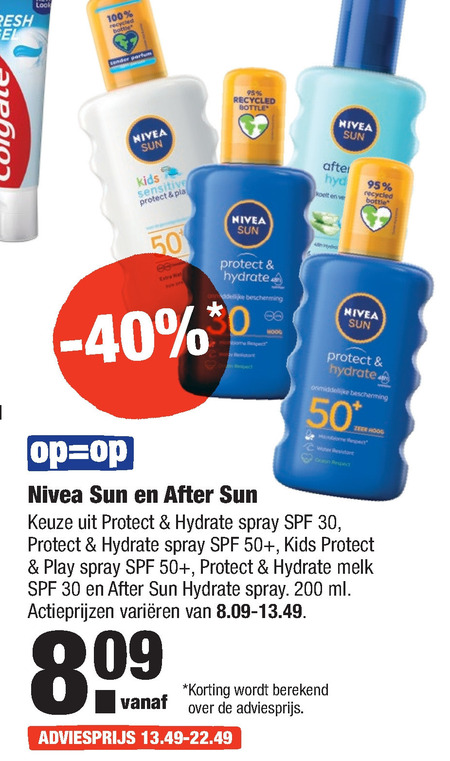 Nivea   zonnebrandolie, aftersun folder aanbieding bij  Aldi - details