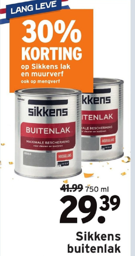 Sikkens   buitenlak folder aanbieding bij  Gamma - details