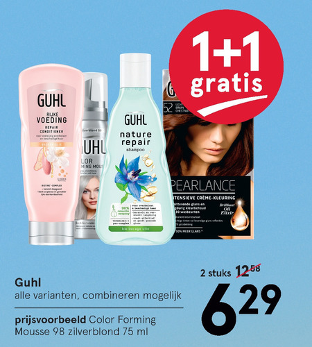 Guhl   conditioner, shampoo folder aanbieding bij  Etos - details