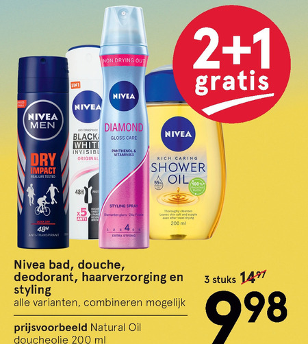 Nivea   haarverzorging, shampoo folder aanbieding bij  Etos - details