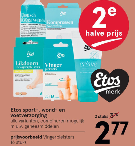 Etos Huismerk   likdoornpleisters, voetverzorging folder aanbieding bij  Etos - details