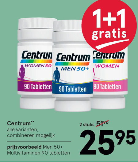 Centrum   multivitaminen folder aanbieding bij  Etos - details