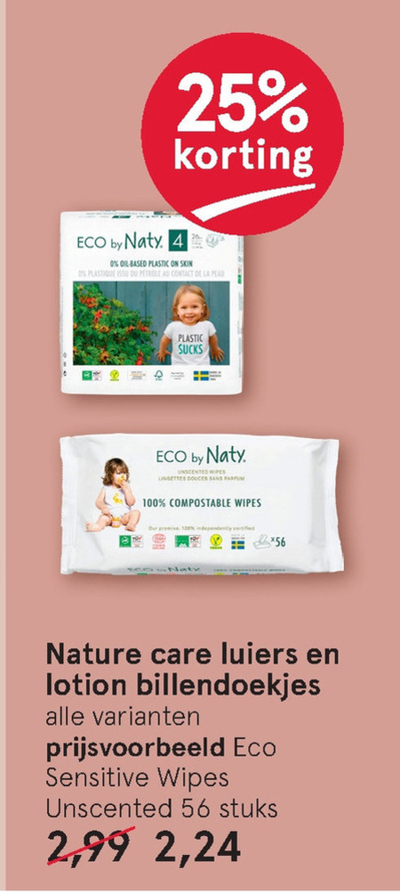 Naty   billendoekjes folder aanbieding bij  Etos - details