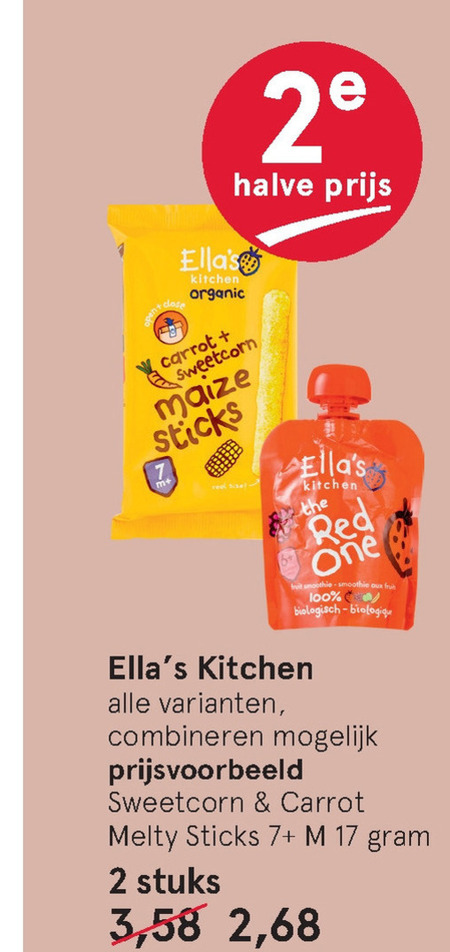 Ellas Kitchen   babyvoeding folder aanbieding bij  Etos - details