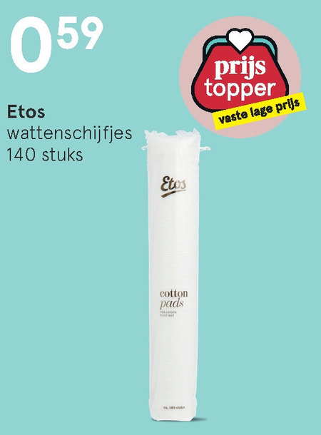 Etos Huismerk   wattenschijfjes folder aanbieding bij  Etos - details