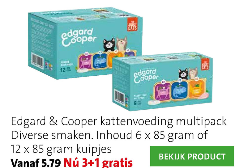 Edgard and Cooper   kattenvoer folder aanbieding bij  Intratuin - details