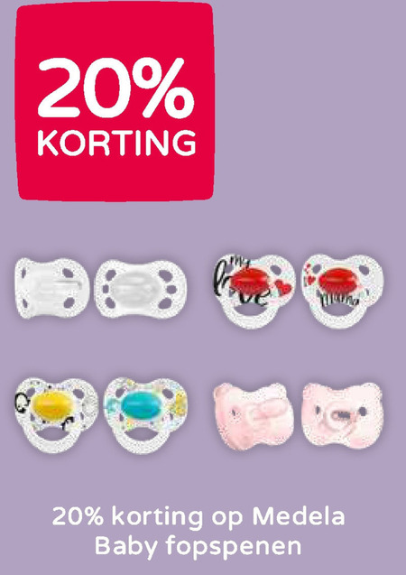 medela   fopspeen folder aanbieding bij  Prenatal - details