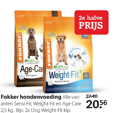 Fokker   hondenvoer folder aanbieding bij  Pets Place - details