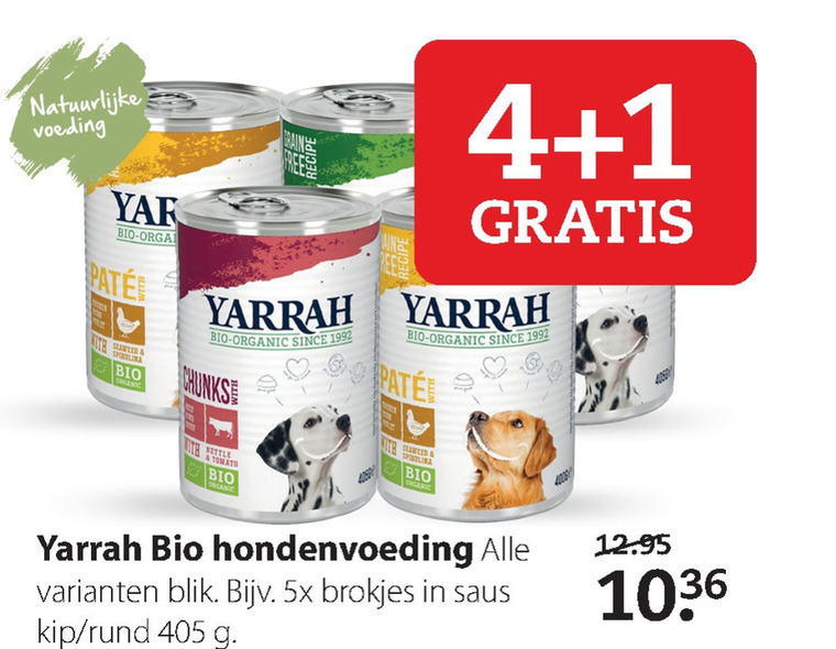 Yarrah   hondenvoer folder aanbieding bij  Pets Place - details