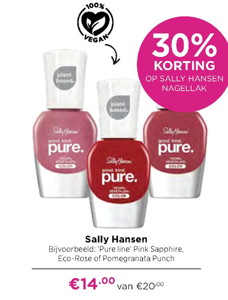 Sally Hansen   nagellak folder aanbieding bij  Ici Paris XL - details