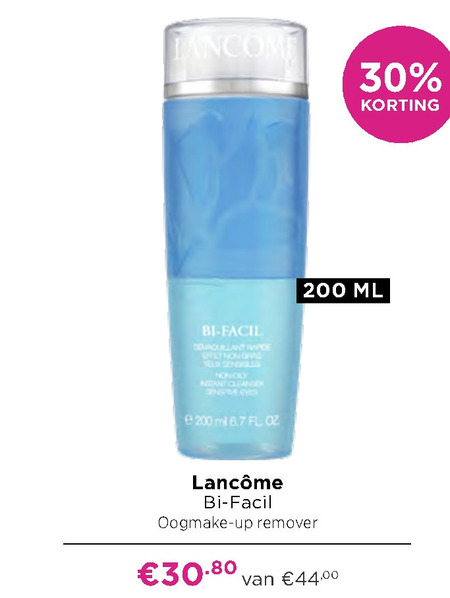 Lancome   make-up remover folder aanbieding bij  Ici Paris XL - details